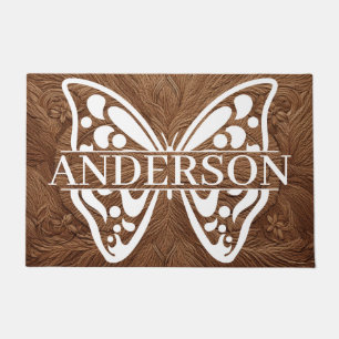 Personalised Butterfly Doormat