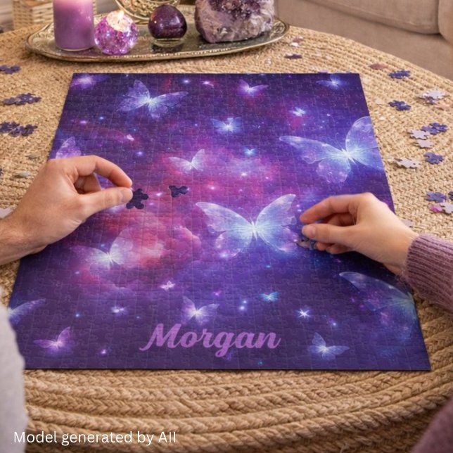 Personalised Butterfly Fantasy Art Jigsaw Puzzle (Creator Uploaded)