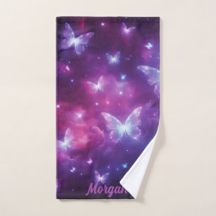 Personalised Butterfly Fantasy Art Sports Hand Towel