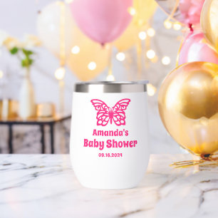 Personalised Butterfly Girl Baby Shower Favours