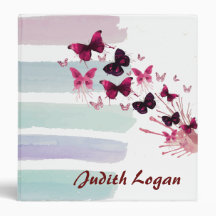 Personalised Butterfly Motif Memory Book