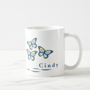 Personalised Butterfly Mugs