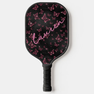 Personalised Butterfly Name Pickleball Design Paddle