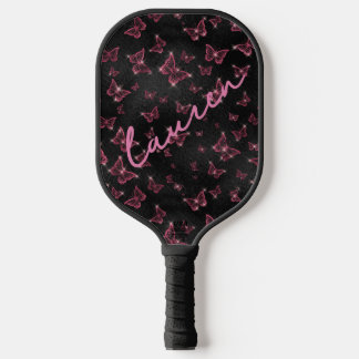 Personalised Butterfly Name Pickleball Design Paddle
