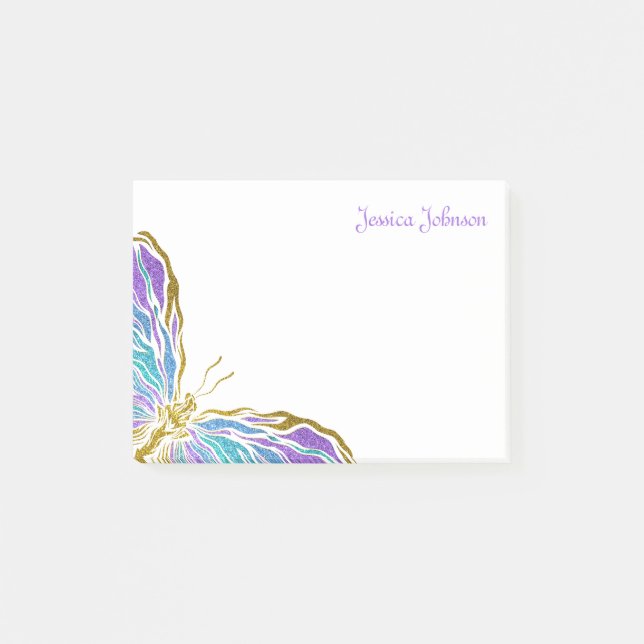 Personalised Butterfly notepad (Front)
