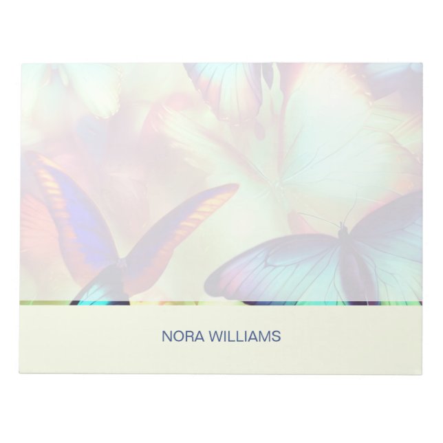 Personalised Butterfly Notepad (Front)