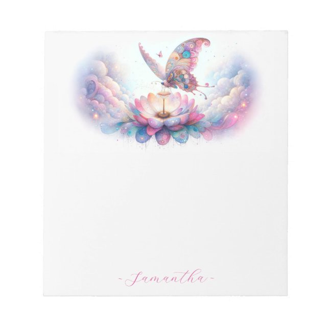 Personalised Butterfly Notepad (Front)