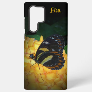 Personalised Butterfly on Flower Samsung Case