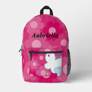 Personalised Butterfly  Printed Backpack