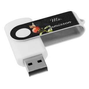 Personalised, Butterfly USB Flash Drive 4 Teacher