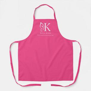 Personalised Butterfly Wing Initial Monogram Apron