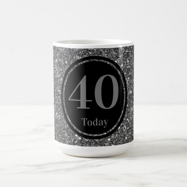 Personalised by year special birthday mug 40th (Center)