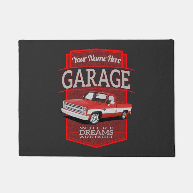 Personalised C10 Garage Doormat (Front)