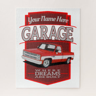 Personalised C10 Garage Jigsaw Puzzle