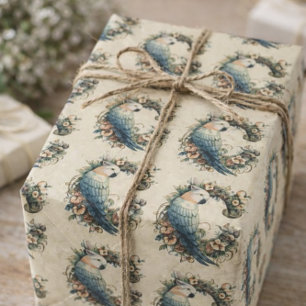 Personalised ‘C’ Cockatoo Wrapping Paper