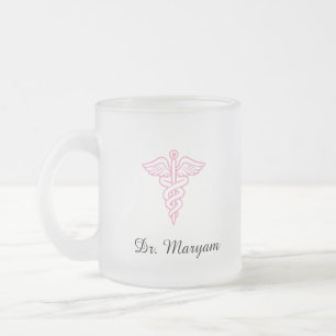 Personalised Caduceus Medical Doctor Coffee Mug