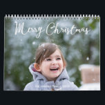 Personalised Calendar 2018 Snowing Christmas<br><div class="desc">In Personalised calendar 2018 (January - December) with Christmas greetings you can find a lot of pictures of cute kids and their families. But you can easily replace these photo with your and make your unique and special calendar with your kids, family members or anything you love the most. United...</div>