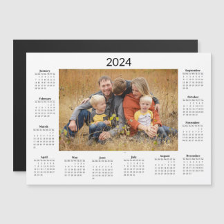 Personalised Calendar 2024 Magnet