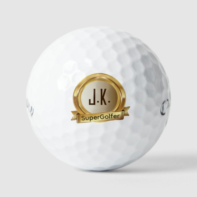 Personalised Callaway Supersoft Golf Balls (Front)