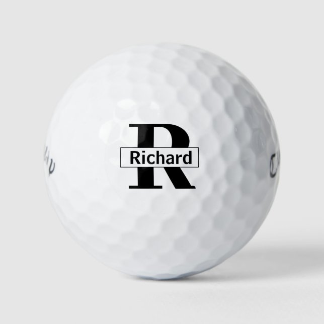 Personalised Callaway Warbird Golf Balls (Front)