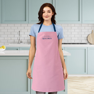 Personalised Calligraphy Editable Colours Kitchen Apron