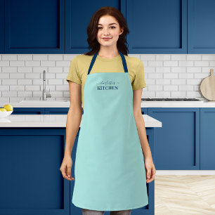 Personalised Calligraphy Editable Colours Kitchen Apron