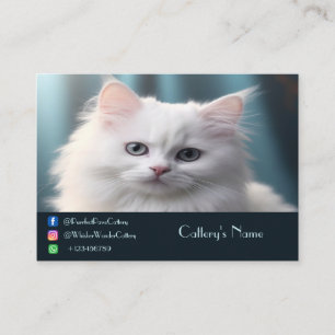 Personalised Calling Card For Cattery