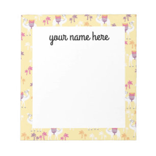 Personalised Camel Notepad