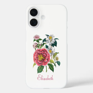 Personalised Camellias iPhone 16 Case
