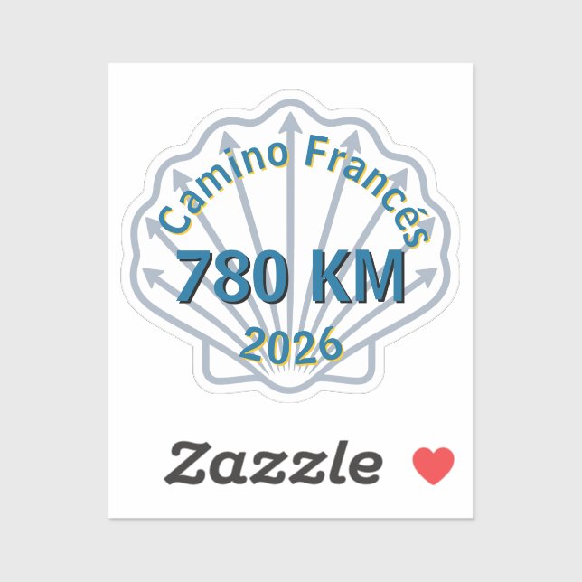 Personalised Camino de Santiago Backpack Patch (Sheet)
