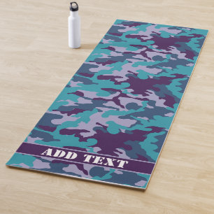 Personalised Camo Yoga Mat