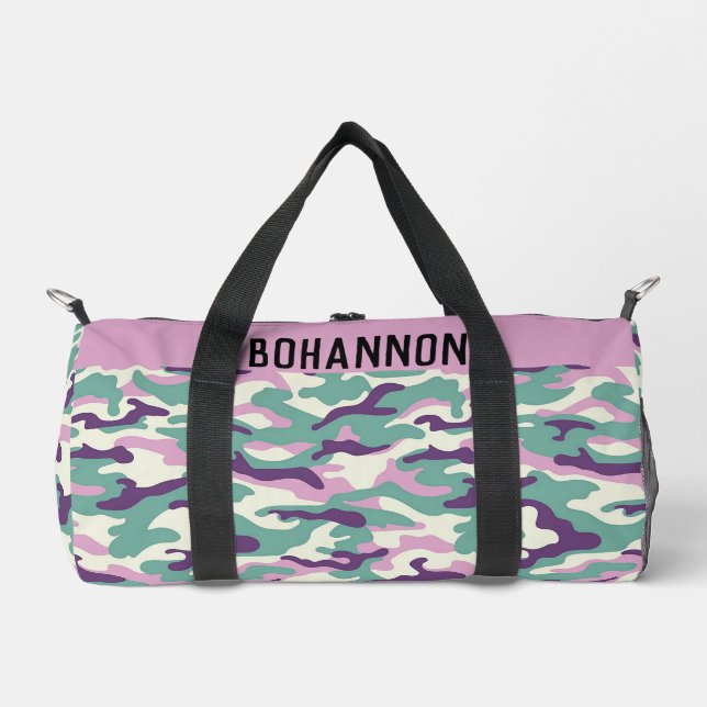 Personalised Camouflage Duffle Bag (Front)