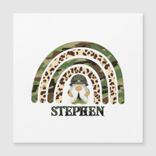 Personalised Camouflage Rainbow Design