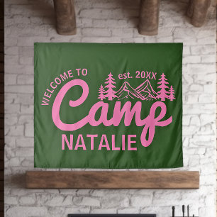 Personalised Camp Bach Bachelorette Party Custom Tapestry