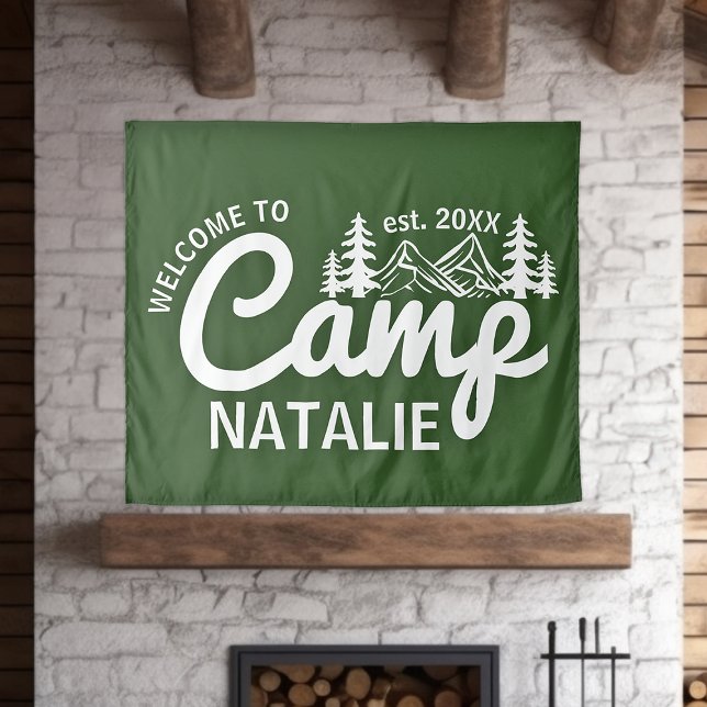 Personalised Camp Bach Bachelorette Party Custom Tapestry (Creator Uploaded)