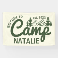 Personalised Camp Bachelorette Party Cool Welcome