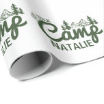 Personalised Camp Bachelorette Party Customised Wrapping Paper<br><div class="desc">Make your camp bachelorette party even more memorable with this Personalised Camp Bachelorette Party Customised Wrapping Paper. Perfect for wrapping bridesmaid gifts, party favours, or special keepsakes, this unique paper captures the fun and adventure of your "Last Trail Before the Veil" celebration. Whether you're hosting a glamping retreat or a...</div>