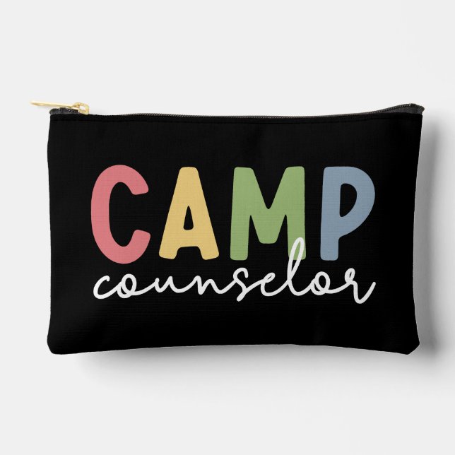 Personalised Camp Counsellor Gifts Accessory Pouch (Front)