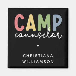 Personalised Camp Counsellor Gifts Magnet