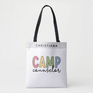 Personalised Camp Counsellor Gifts Tote Bag