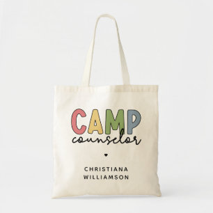 Personalised Camp Counsellor Gifts Tote Bag