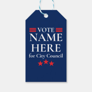 Personalised Campaign Election Gift Tags