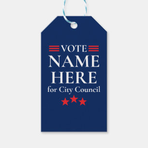Personalised Campaign Election Gift Tags