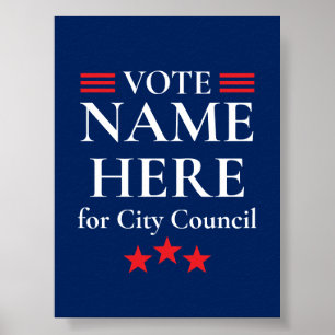 Personalised Campaign Election Poster