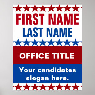 Personalised Campaign Template Poster