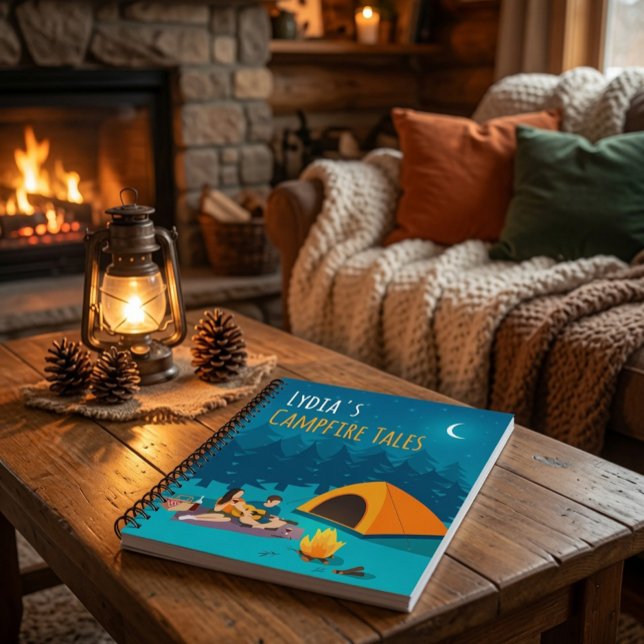 Personalised Campfire Stories Notebook | Journal (Creator Uploaded)