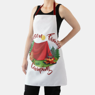 Personalised camping  apron