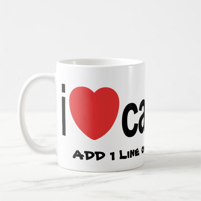 Personalised Camping Coffee Mug (Left)