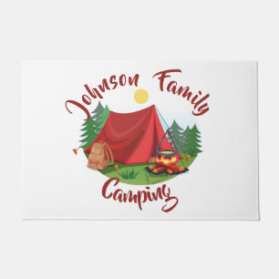 Personalised camping  doormat