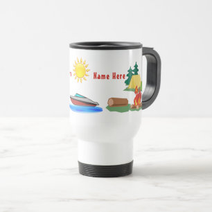 Personalised Camping Gifts, Custom Camping Mugs